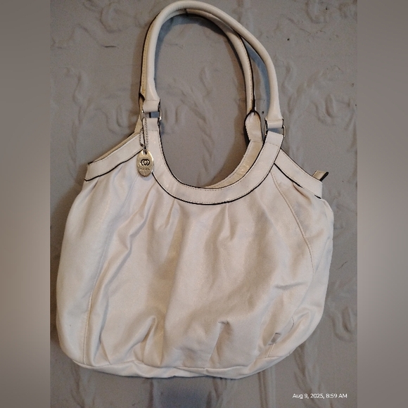 Minicci Elegant White Shoulder Bag - Picture 1 of 4